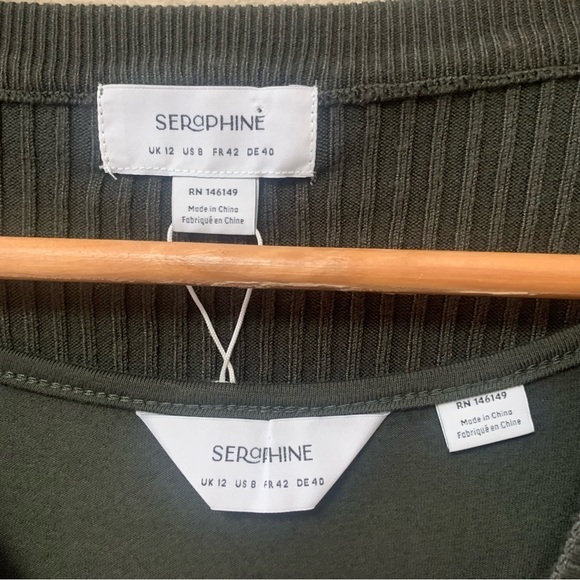 Seraphine Amaya Nursing and Maternity Long Sleeve Knitted Dress Size 8 NWT New - Picture 8 of 16